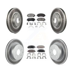 Transit Auto KGT-102266 Disc Brake Kit for 2009-2022 Nissan Maxima - Front and Rear