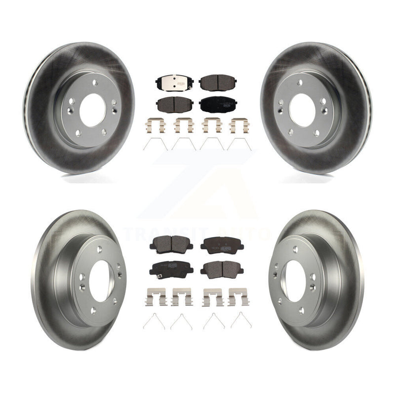 Transit Auto KGT-102268 Disc Brake Kit for 2017-2023 Kia Forte, Hyundai Kona and More - Front and Rear