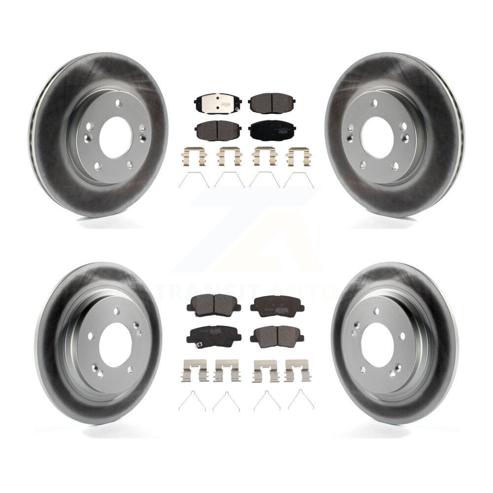 Transit Auto KGT-102269 Disc Brake Kit for 2018-2022 Kia Forte5, Hyundai Elantra GT - Front and Rear