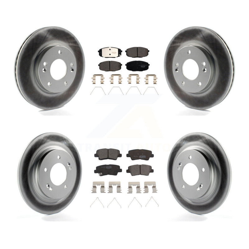 Transit Auto KGT-102269 Disc Brake Kit for 2018-2022 Kia Forte5, Hyundai Elantra GT - Front and Rear