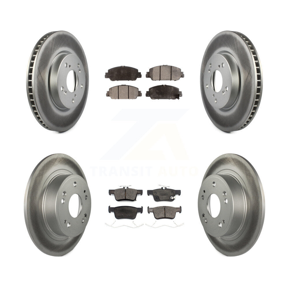Transit Auto KGT-102270 Disc Brake Kit for 2018-2024 Honda Accord - Front and Rear