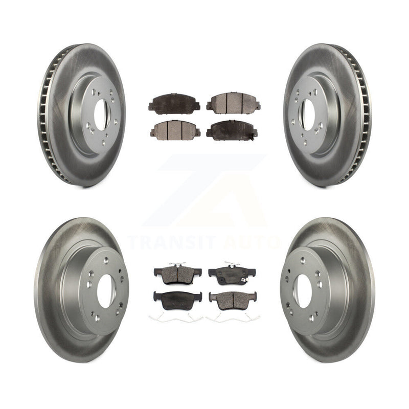 Transit Auto KGT-102270 Disc Brake Kit for 2018-2024 Honda Accord - Front and Rear