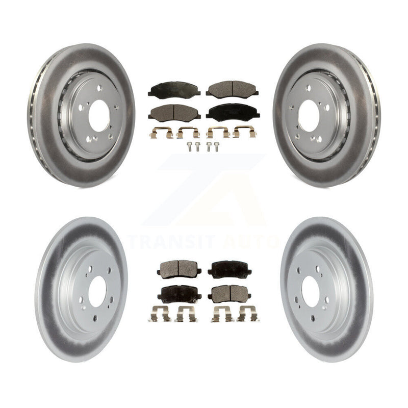Transit Auto KGT-102272 Disc Brake Kit for 2018-2023 Honda Odyssey - Front and Rear
