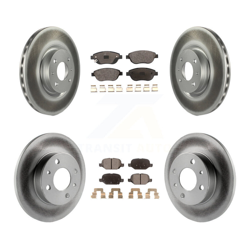 Transit Auto KGT-102273 Disc Brake Kit for 2012-2013 Fiat 500 - Front and Rear
