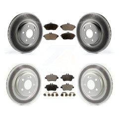 Transit Auto KGT-102275 Disc Brake Kit for 2014-2020 INFINITI QX30, Mercedes-Benz CLA250, Mercedes-Benz GLA250 - Front and Rear