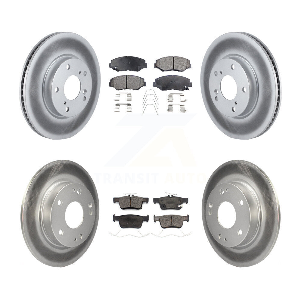 Transit Auto KGT-102277 Disc Brake Kit for 2020-2021 Honda Civic - Front and Rear