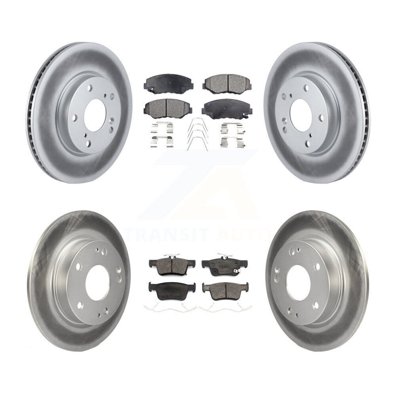 Transit Auto KGT-102277 Disc Brake Kit for 2020-2021 Honda Civic - Front and Rear