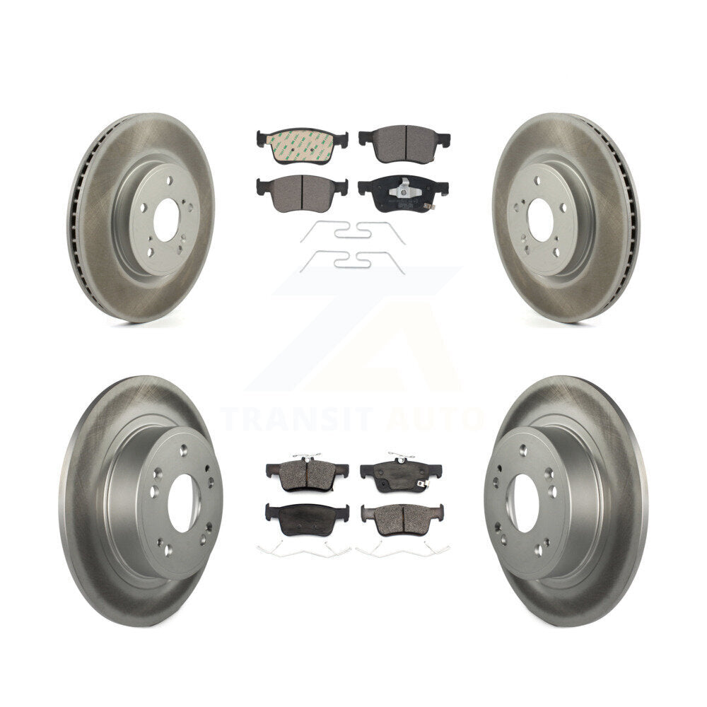 Transit Auto KGT-102278 Disc Brake Kit for 2018-2024 Honda Accord - Front and Rear