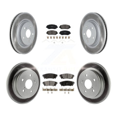 Transit Auto KGT-102279 Disc Brake Kit for 2018-2024 Toyota Camry, Lexus ES300h and More - Front and Rear