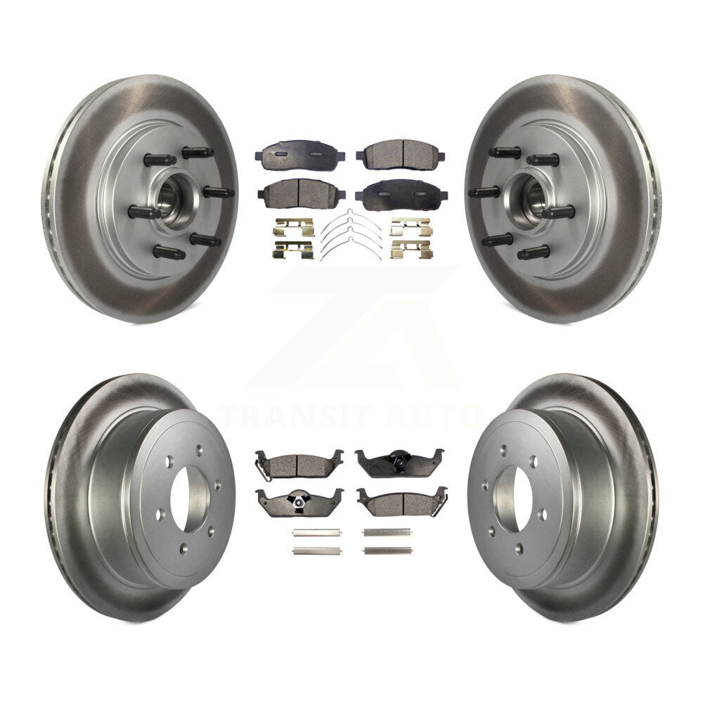Transit Auto KGT-102345 Disc Brake Kit for 2004-2008 Lincoln Mark LT, Ford F-150 - Front and Rear