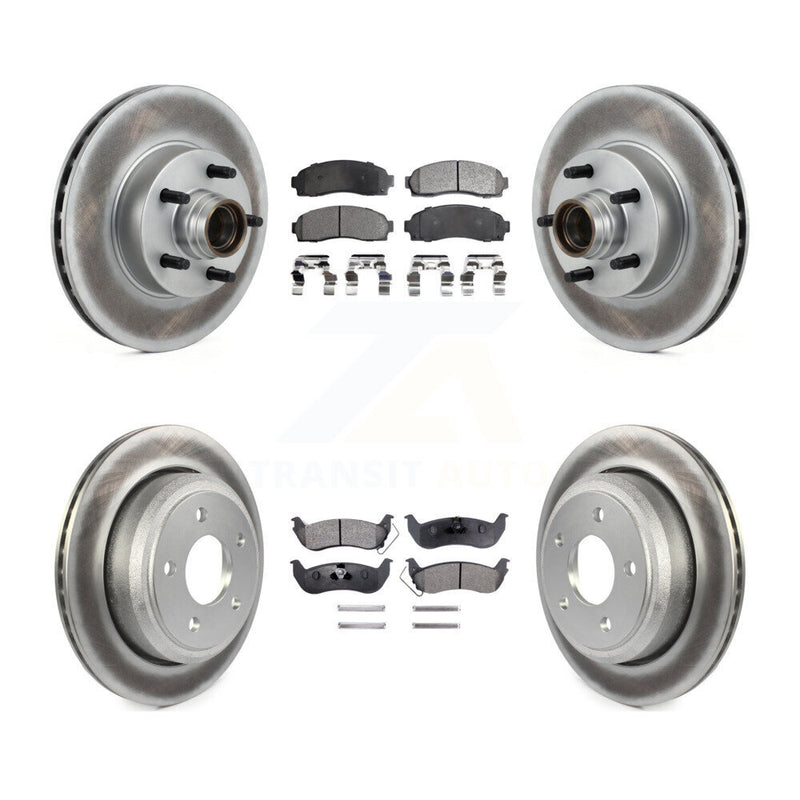 Transit Auto KGT-102351 Disc Brake Kit for 2010-2011 Ford Ranger - Front and Rear