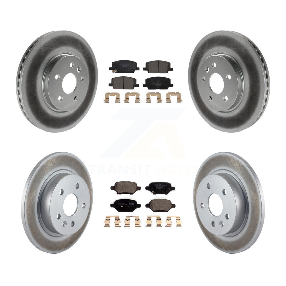 Transit Auto KGT-102358 Disc Brake Kit for 2018-2022 Chevrolet Trax, Buick Encore - Front and Rear