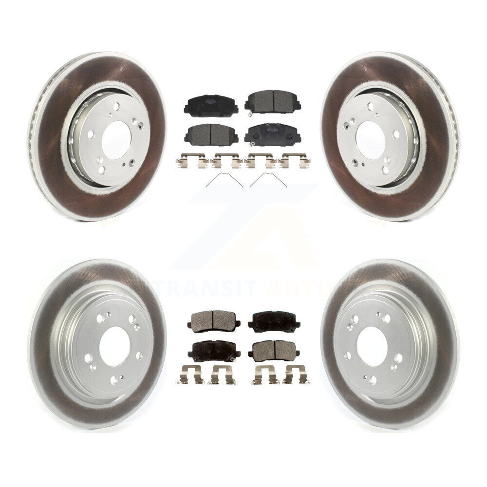 Transit Auto KGT-102363 Disc Brake Kit for 2014-2020 Acura RLX - Front and Rear