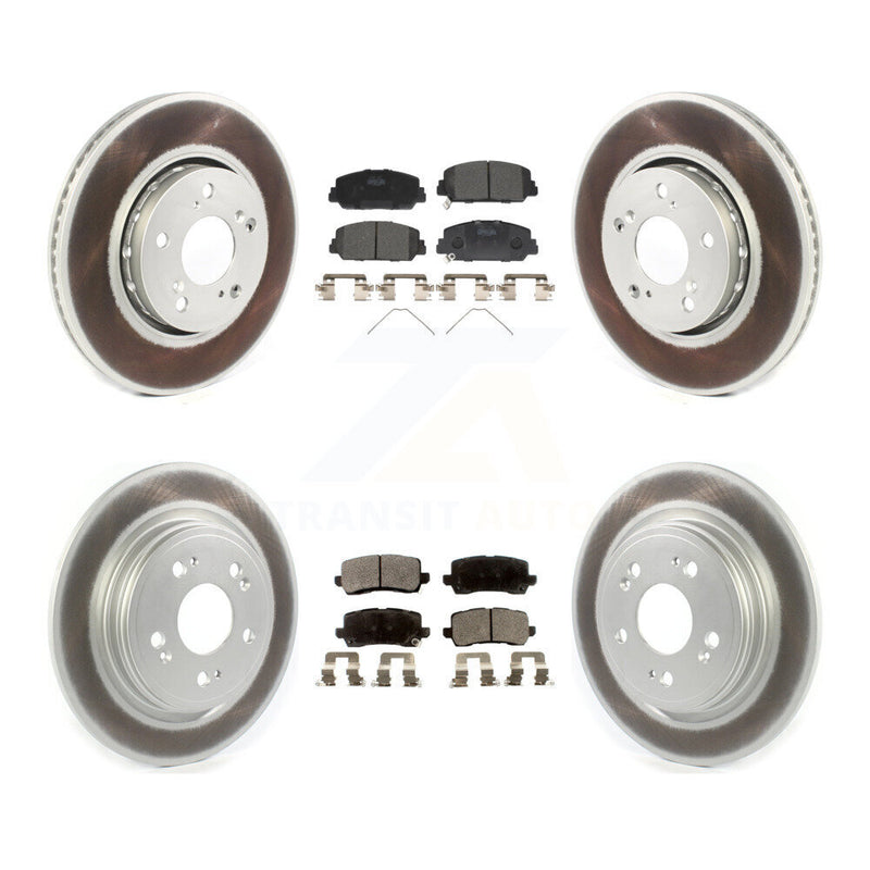 Transit Auto KGT-102363 Disc Brake Kit for 2014-2020 Acura RLX - Front and Rear