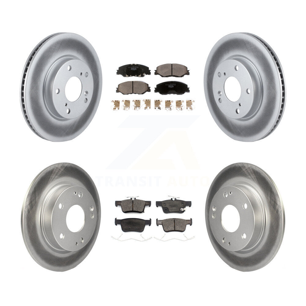 Transit Auto KGT-102364 Disc Brake Kit for 2019-2022 Honda Insight - Front and Rear