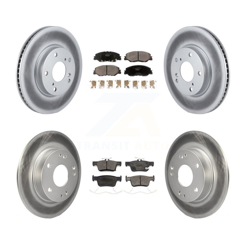 Transit Auto KGT-102364 Disc Brake Kit for 2019-2022 Honda Insight - Front and Rear