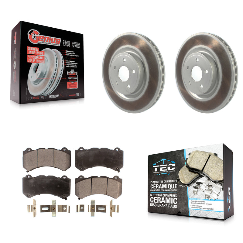 Transit Auto KGT-102366 Disc Brake Kit for 2012-2020 Dodge Durango, Jeep Grand Cherokee - Front