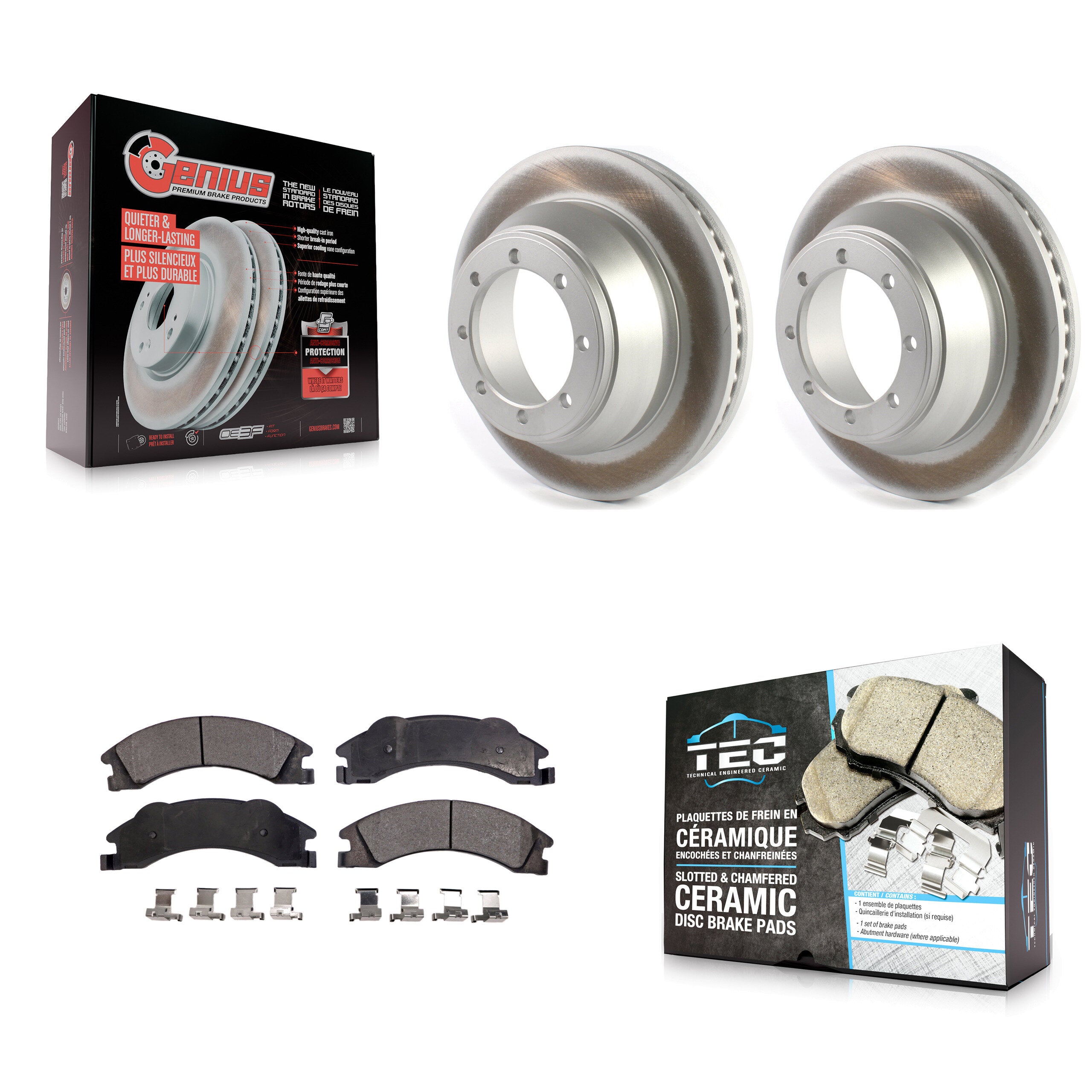 Transit Auto KGT-102370 Disc Brake Kit for 2009-2010 Ford E-450 Super Duty - Rear