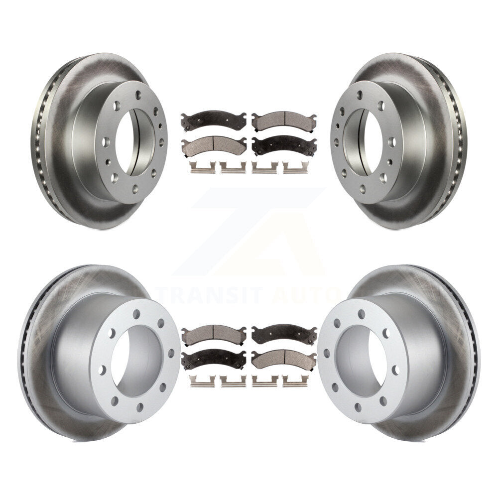 Transit Auto KGT-102377 Disc Brake Kit for 2001-2010 Chevrolet Silverado 3500 Classic, Chevrolet Silverado 3500 HD and More - Front and Rear