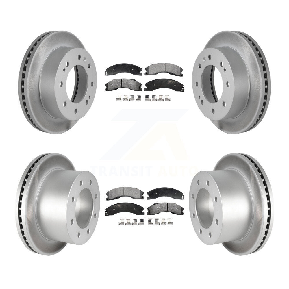 Transit Auto KGT-102386 Disc Brake Kit for 2011-2019 Chevrolet Silverado 3500 HD, GMC Sierra 3500 HD - Front and Rear
