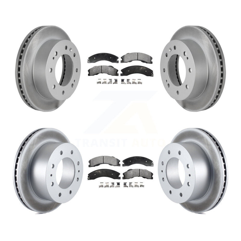 Transit Auto KGT-102387 Disc Brake Kit for 2011-2019 Chevrolet Suburban 3500 HD, Chevrolet Silverado 2500 HD and More - Front and Rear