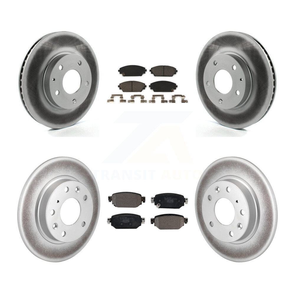 Transit Auto KGT-102390 Disc Brake Kit for 2019-2022 Mazda CX-3 - Front and Rear