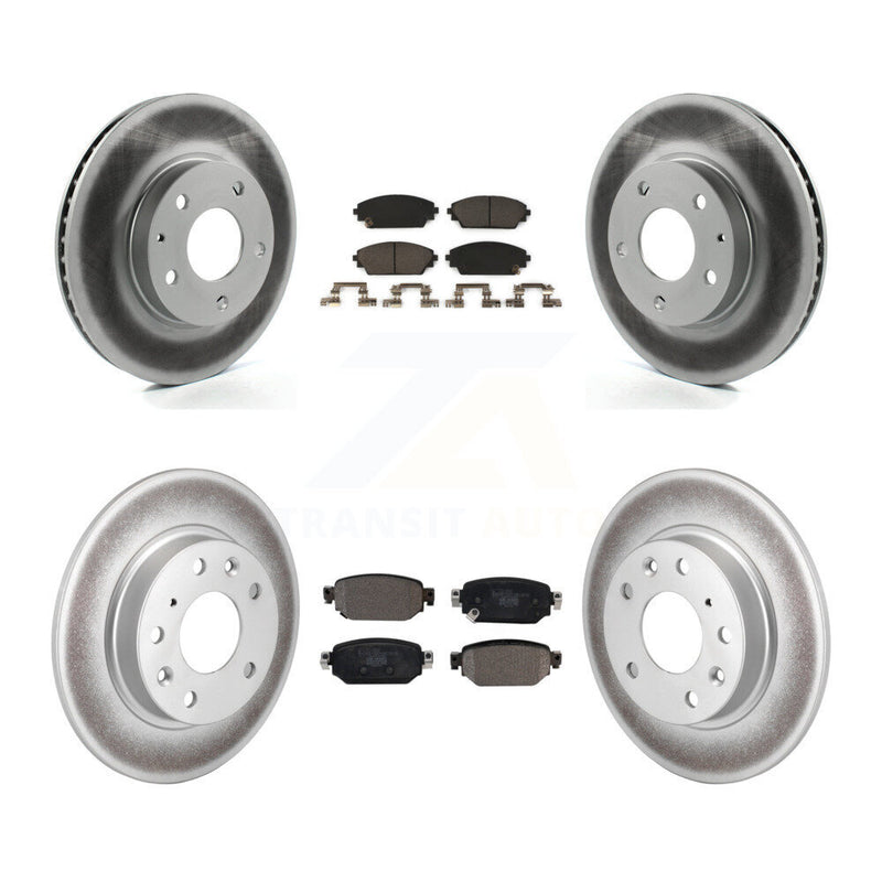 Transit Auto KGT-102390 Disc Brake Kit for 2019-2022 Mazda CX-3 - Front and Rear