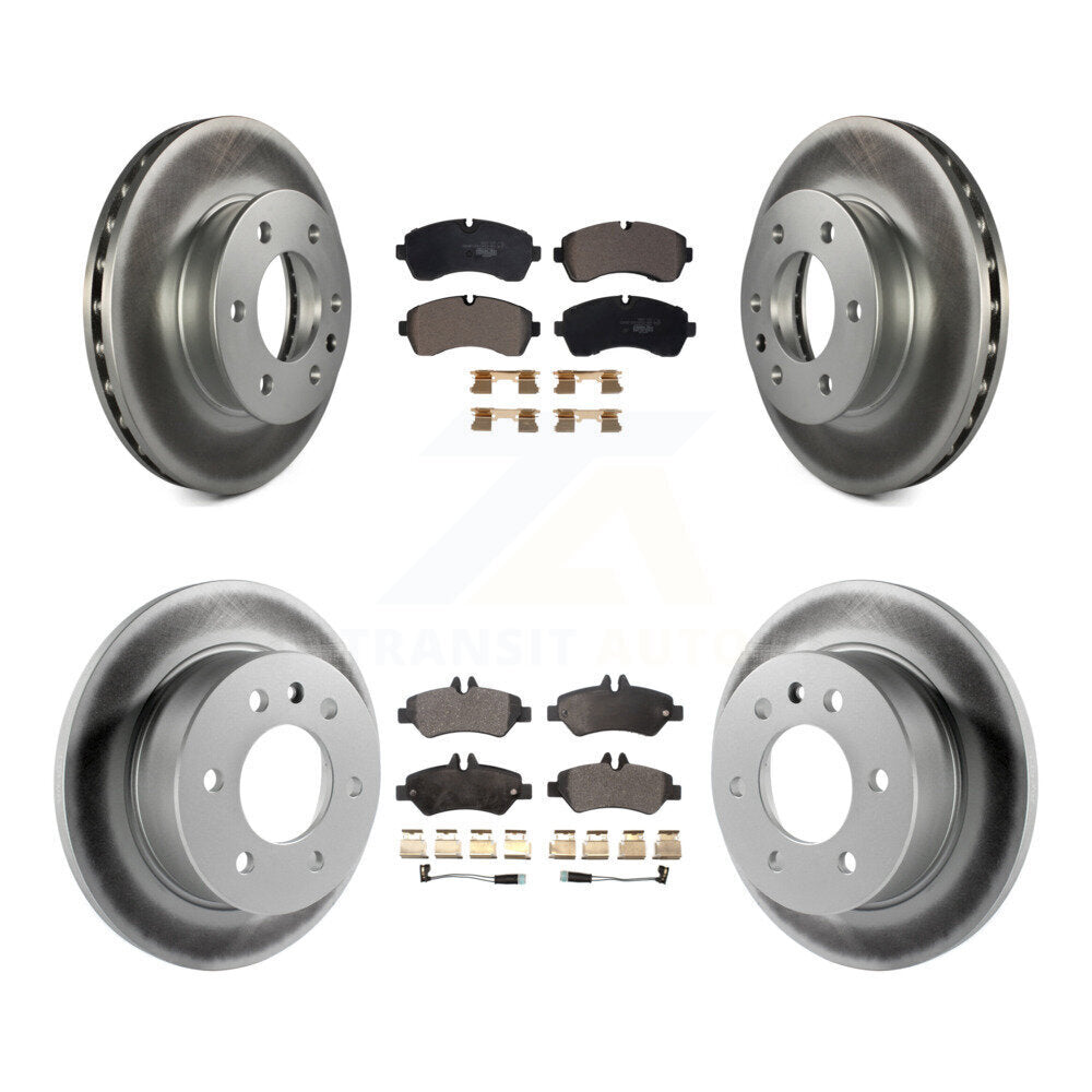 Transit Auto KGT-102395 Disc Brake Kit for 2007-2018 Freightliner Sprinter 3500, Dodge Sprinter 3500 - Front and Rear