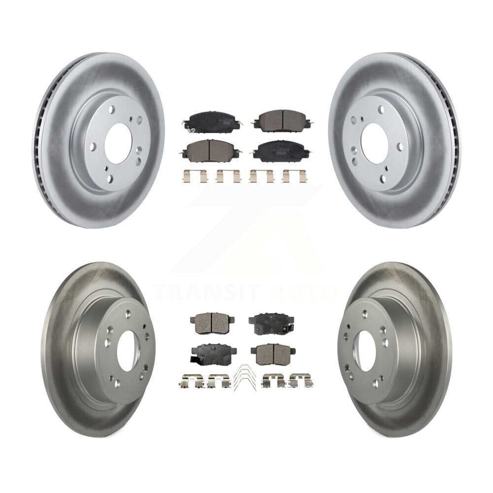 Transit Auto KGT-102411 Disc Brake Kit for 2017 Honda Accord - Front and Rear