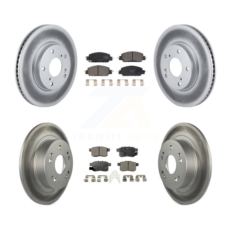 Transit Auto KGT-102411 Disc Brake Kit for 2017 Honda Accord - Front and Rear