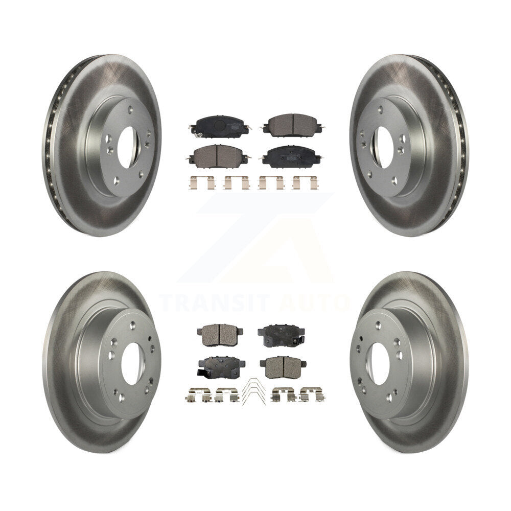 Transit Auto KGT-102412 Disc Brake Kit for 2016 Honda Accord - Front and Rear