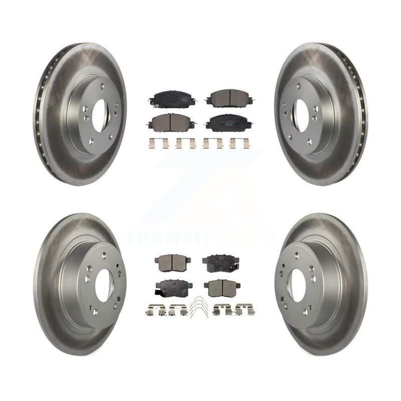 Transit Auto KGT-102412 Disc Brake Kit for 2016 Honda Accord - Front and Rear
