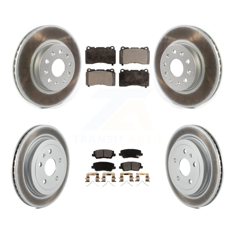 Transit Auto KGT-102420 Disc Brake Kit for 2017-2019 Cadillac CTS - Front and Rear