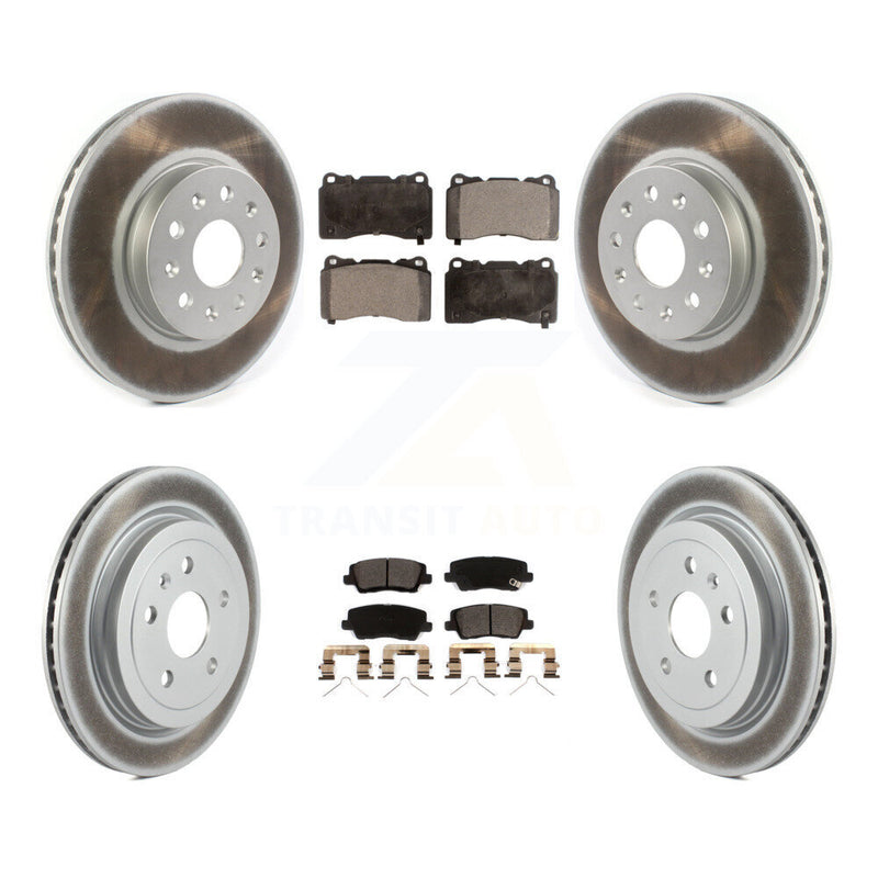 Transit Auto KGT-102420 Disc Brake Kit for 2017-2019 Cadillac CTS - Front and Rear