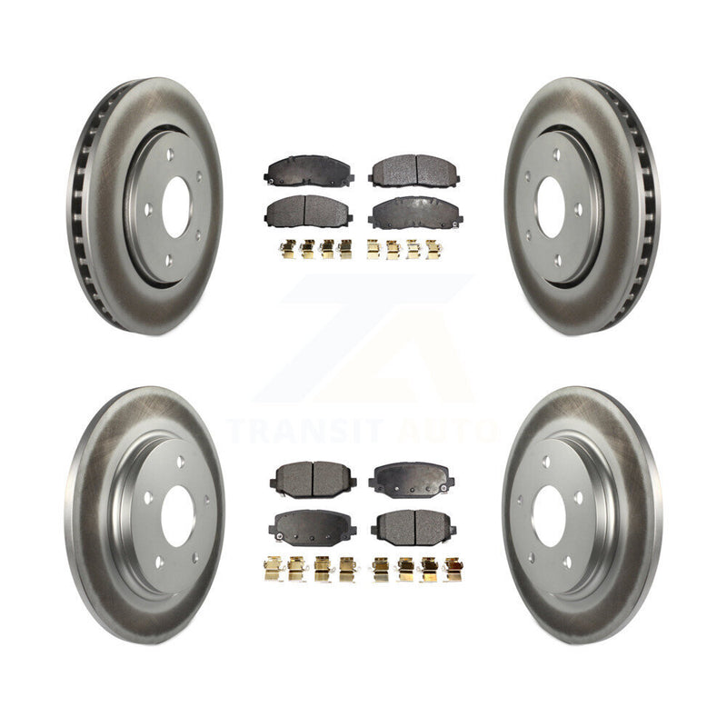 Transit Auto KGT-102429 Disc Brake Kit for 2017-2018 Dodge Grand Caravan - Front and Rear