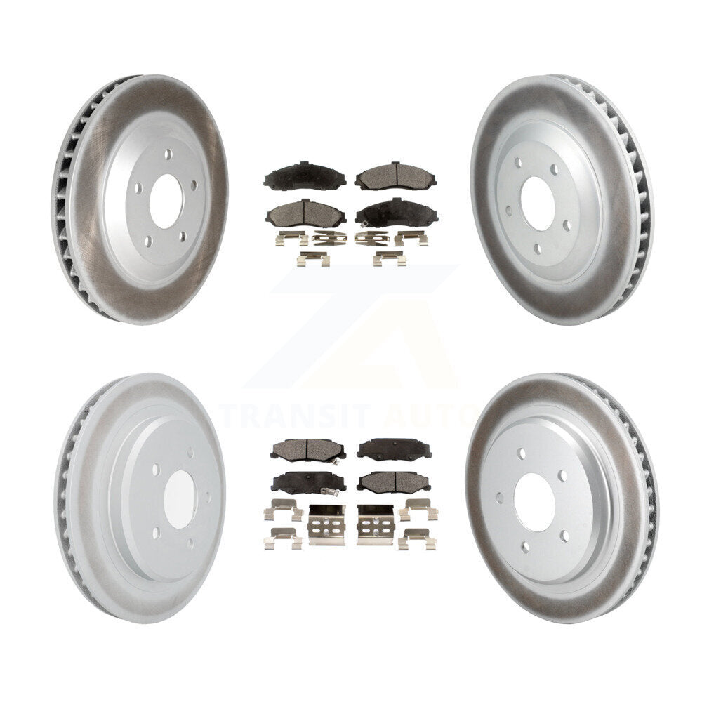 Transit Auto KGT-102431 Disc Brake Kit for 1997-2004 Chevrolet Corvette - Front and Rear