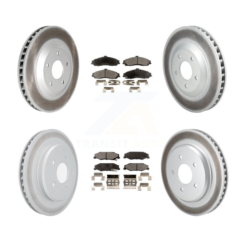Transit Auto KGT-102431 Disc Brake Kit for 1997-2004 Chevrolet Corvette - Front and Rear