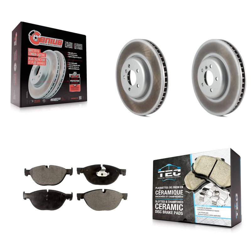 Transit Auto KGT-102432 Disc Brake Kit for 2009-2017 BMW 550i GT, BMW 550i GT xDrive and More - Front