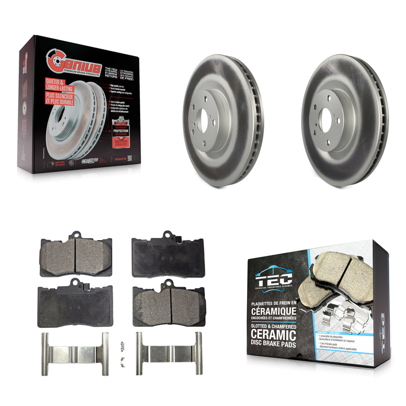 Transit Auto KGT-102434 Disc Brake Kit for 2007-2024 Lexus IS300, Lexus IS350 and More - Front