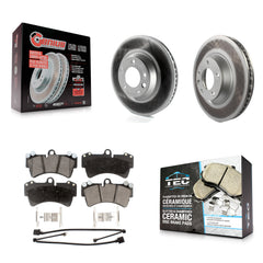Transit Auto KGT-102437 Disc Brake Kit for 2003-2015 Audi Q7, Porsche Cayenne, Volkswagen Touareg - Front