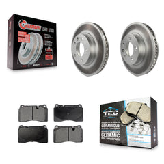 Transit Auto KGT-102439 Disc Brake Kit for 2006-2017 Volkswagen Touareg - Front