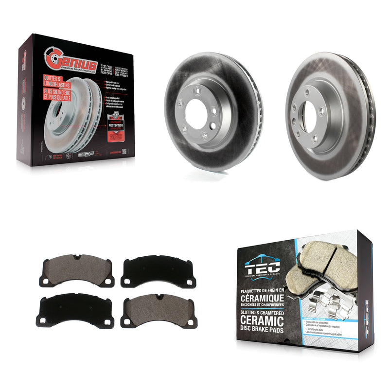 Transit Auto KGT-102442 Disc Brake Kit for 2011-2013 Porsche Cayenne - Front