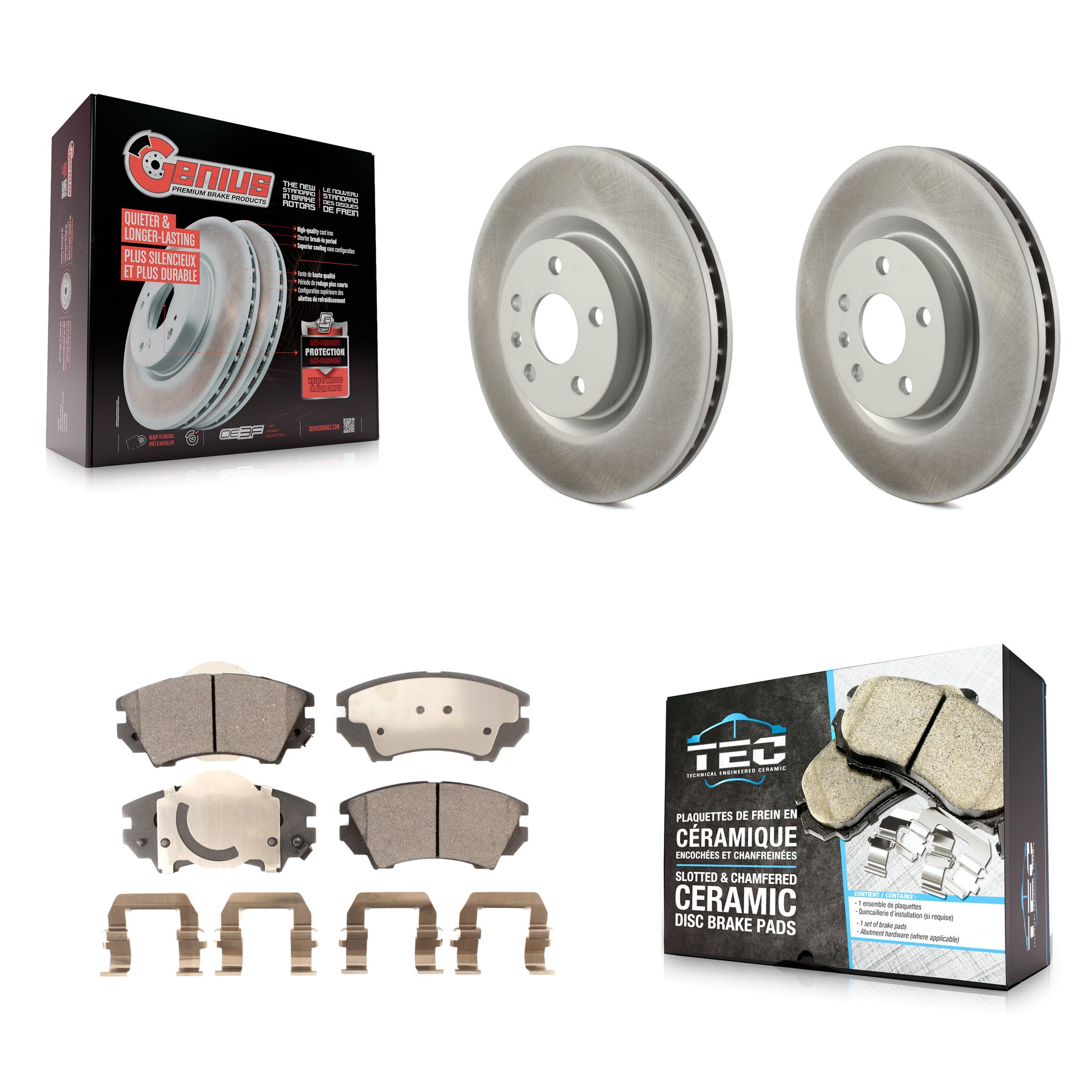Transit Auto KGT-102454 Disc Brake Kit for 2011-2017 Chevrolet Caprice - Front