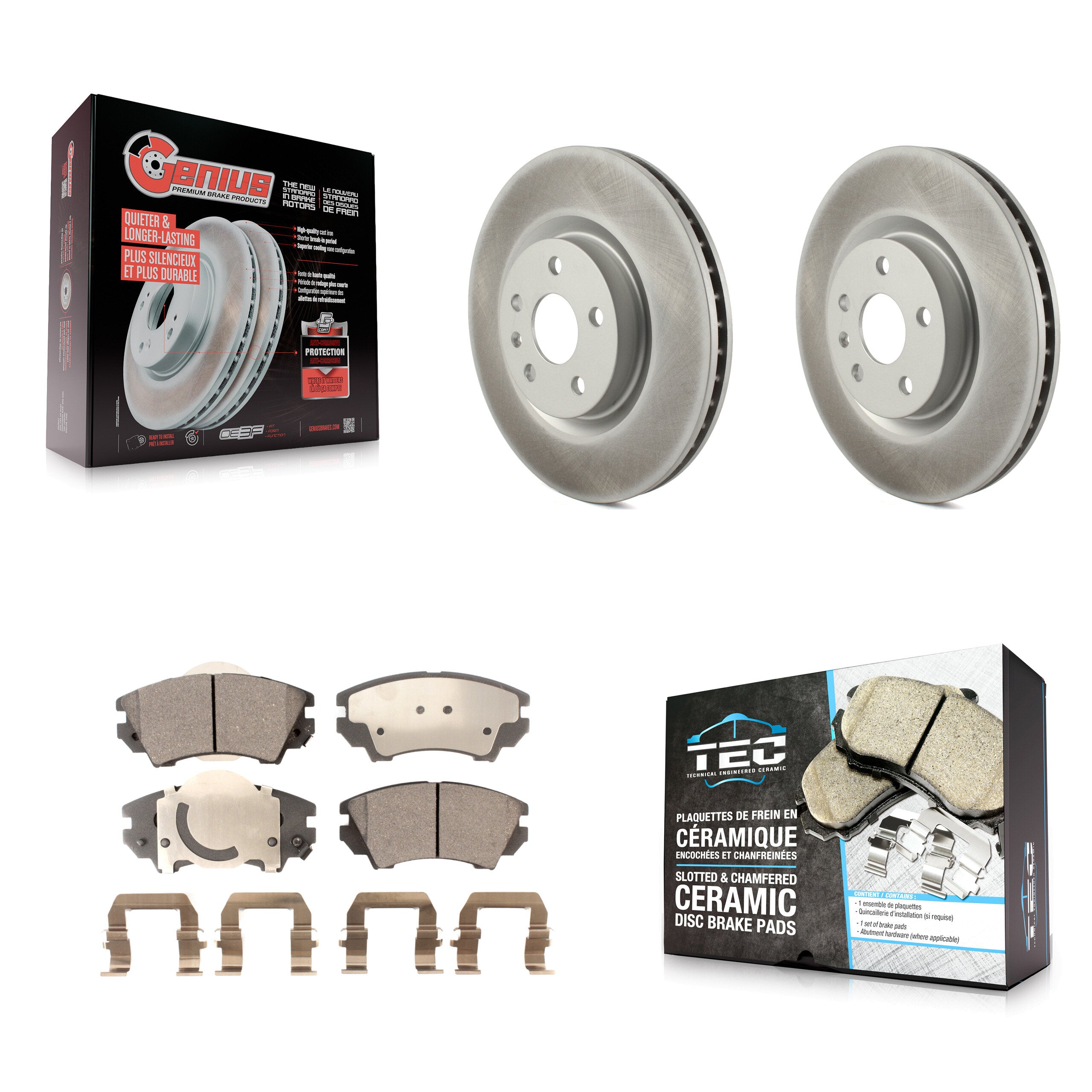 Transit Auto KGT-102454 Disc Brake Kit for 2011-2017 Chevrolet Caprice - Front
