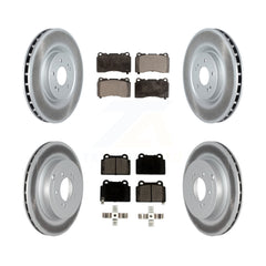 Transit Auto KGT-102464 Disc Brake Kit for 2008-2015 Mitsubishi Lancer - Front and Rear