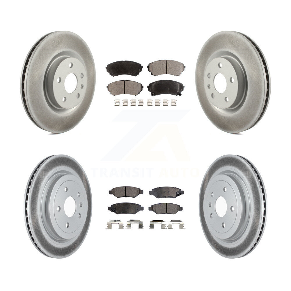 Transit Auto KGT-102473 Disc Brake Kit for 2008-2014 Cadillac CTS - Front and Rear