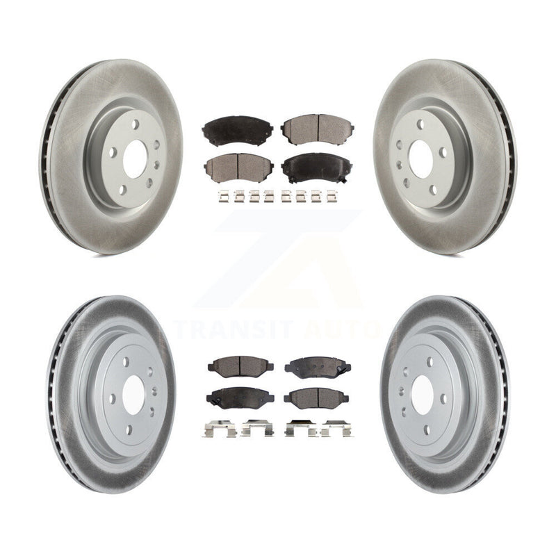 Transit Auto KGT-102473 Disc Brake Kit for 2008-2014 Cadillac CTS - Front and Rear
