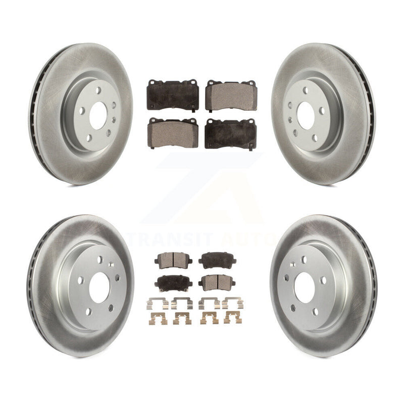 Transit Auto KGT-102480 Disc Brake Kit for 2013-2019 Cadillac XTS - Front and Rear