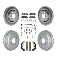 Transit Auto KGT-102489 Disc Brake Kit for 2004-2015 Chevrolet Spark, Pontiac G3 and More - Front and Rear