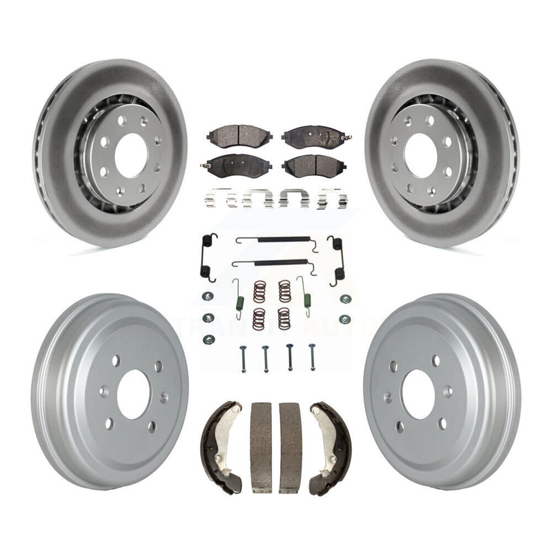 Transit Auto KGT-102489 Disc Brake Kit for 2004-2015 Chevrolet Spark, Pontiac G3 and More - Front and Rear
